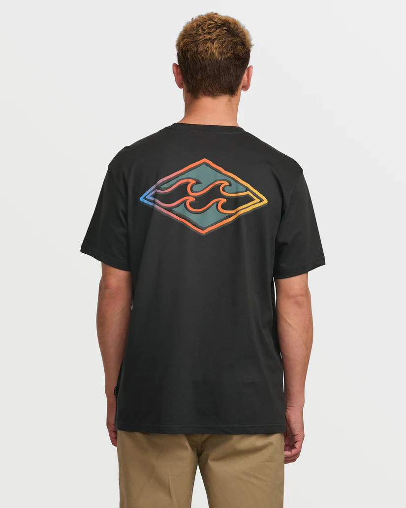 CAMISETA MASCULINO BILLABONG CRAYON WAVE PREMIUM